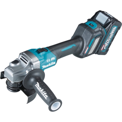 Makita GA023GM201 | 40 V Max | Haakse slijper | AWS 125 mm | 4,0 Ah accu | Mbox