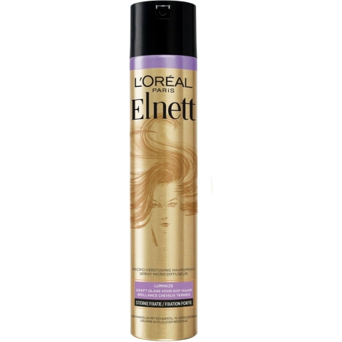 6x L'Oréal Elnett Haarspray Luminize Extra Sterk 400 ml