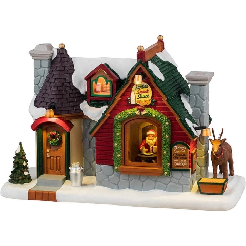 Santa's Snack Shack 14x26x19 cm Kersthuisje - LEMAX