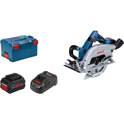 Bosch Blauw GKS 18V-70 L Accu-cirkelzaag | 190 mm | 2 x 5.5 Ah accu + Snellader | In L-Boxx 238 06016B9002