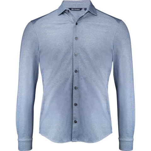 Cutter & Buck 352410 Advantage Shirt Heren - Indigo Melange - M