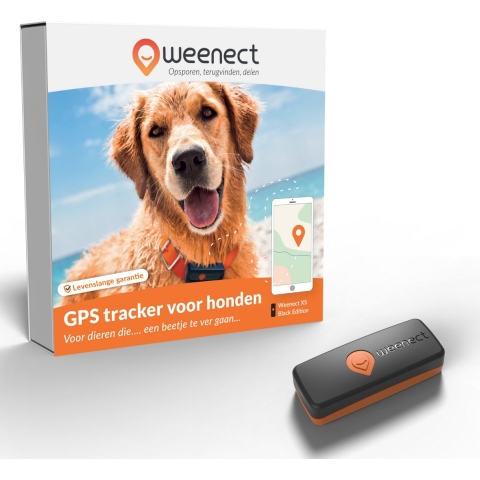 Weenect Gps Tracker Dog Black