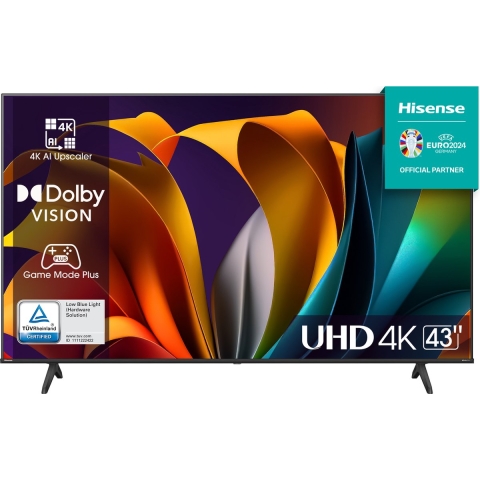 Hisense 43A6N tv 109,2 cm (43") 4K Ultra HD Smart TV Wifi Zwart
