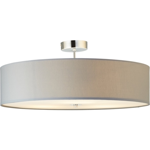 Brilliant 93522/22 Andria Plafondlamp LED E27 180 W Lichtgrijs, Chroom