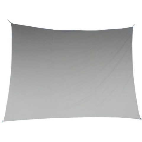 Premium kwaliteit schaduwdoek/zonnescherm Shae rechthoekig beige 3 x 4 meter -