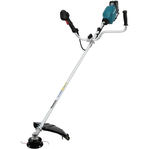 Makita UR013GT204 | XGT 40V Max | Accu Bosmaaier | U-greep | 5,0 Ah accu (2 st) | snellader | in doos UR013GT204