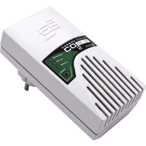 Schabus GX-D1 Kooldioxidemelder Met interne sensor werkt op het lichtnet Detectie van Kooldioxide