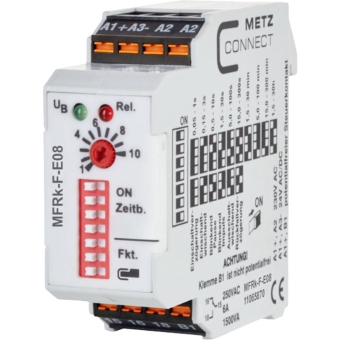 Metz Connect 11065870 MFRk-F-E08 Tijdrelais Multifunctioneel 230 V/AC 1 stuk(s) 1x wisselcontact