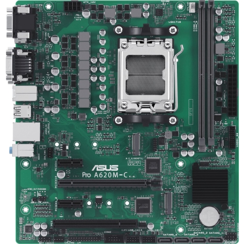 Asus PRO A620M-C-CSM Moederbord Socket AMD AM5 Vormfactor Micro-ATX Moederbord chipset AMD® B650