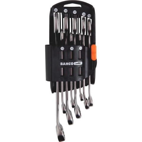 Bahco Ringsteeksleutelset met houder 8 delig | 111M/SH8