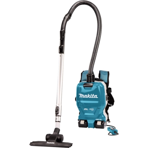 Makita Rugstofzuiger | DVC261TX22 | incl. 5.0 ah accu`s (2st.) | duo snellader | stofafzuigset DVC261TX22