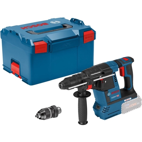 Bosch Blauw GBH 18V-26 F Accuboorhamer met stofafzuiging GDE 18V-16 | SDS plus | zonder accu&apos;s en lader - 061191000K