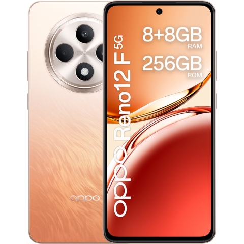 OPPO Reno12 F 5G 16,9 cm (6.67") Dual SIM Android 14 USB Type-C 8 GB 256 GB 5000 mAh Oranje