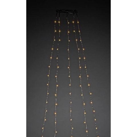Konstsmide 6578-870 LED-boommantel met app Binnen Energielabel: G (A - G) werkt op het lichtnet Aantal lampen 240 LED Barnsteen