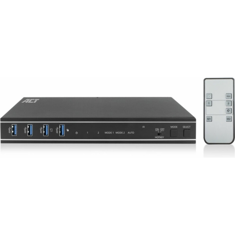 2-Poorts Dual HDMI 4K@60Hz KVM switch, USB 3.2 Gen1 (USB 3.0) KVM-switch