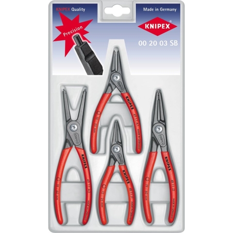 Knipex Borgveertangen set type 48 + 49 4-delig - 00 20 03 SB - 002003SB
