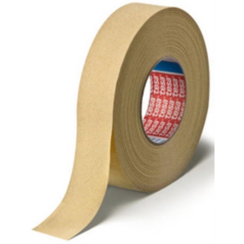 Tesa Afplakband | sterk gecrêpt | zeemleer | lengte 50 m | breedte 19 mm | wiel | 16 stuks - 04322-00007-00 04322-00007-00