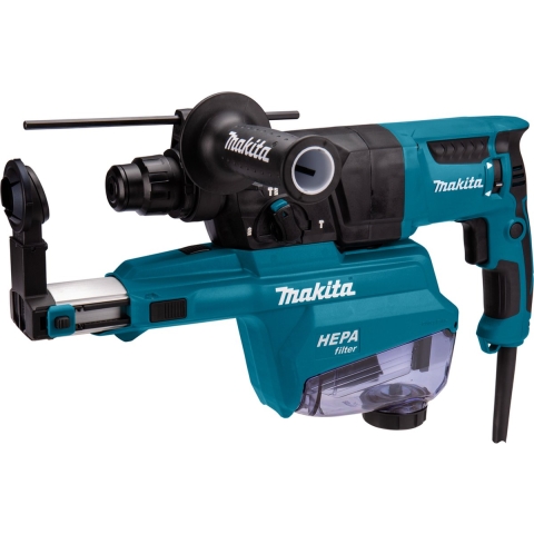 Makita HR2652J 230 V Combihamer met stofafzuigunit in Mbox - HR2652J