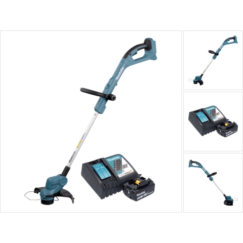 Makita DUR193RT | LXT 18 V | Trimmer | 5,0 Ah accu (1 st) | snellader - DUR193RT