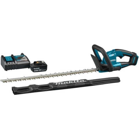 Makita DUH606RF | LXT 18 V Heggenschaar | 60 cm | 5,0 Ah accu (1 st), snellader, in doos - DUH606RT
