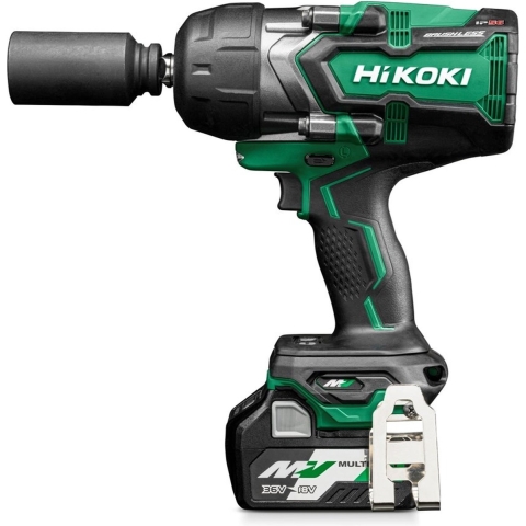 Hikoki WR36DGWRZ | Accu Slagmoersleutel | 1/2" | 36V | BL | 2000 Nm | MV | 2 MV accu&apos;s | In HSC III Koffer - WR36DGWRZ