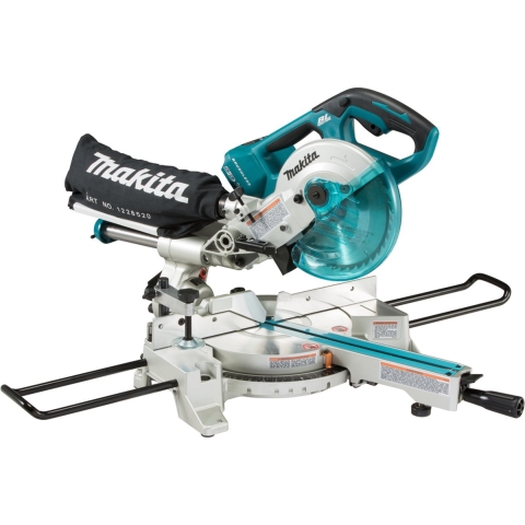 Makita DLS714NPT2 | 2x18 V | Radiaal afkortzaag | 190 mm | Set | 2x accu | Duolader