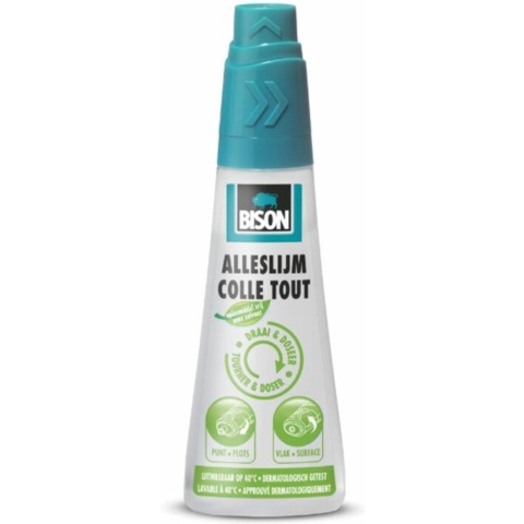 12x Bison Alleslijm Oplosmiddelvrij 90 ml
