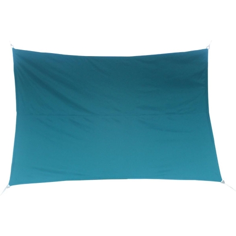 Premium kwaliteit schaduwdoek/zonnescherm Shae rechthoekig blauw 2 x 3 meter -