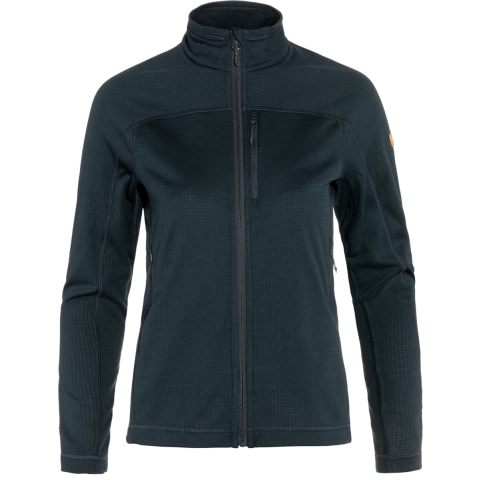 Fjällräven Dames Fleecevest Abisko Lite Fleece Jacket W, donkerblauw, Maat: M