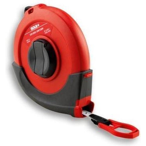 SOLA Stalen meetband wit 20mtr Explorer EP20 kunststof huis EG-Klasse 1 SB - 50080301