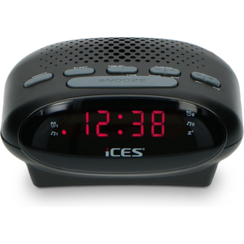 5x Alecto Wekkerradio Zwart