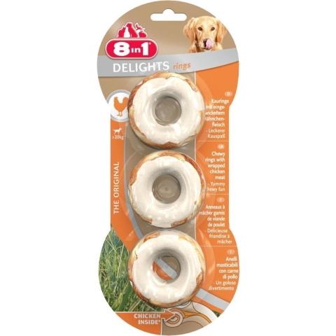 6x 8in1 Delights Rings 3 stuks