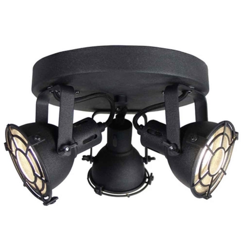 Brilliant Jesper G54334/86 Plafondspot LED GU10 15 W Zwart
