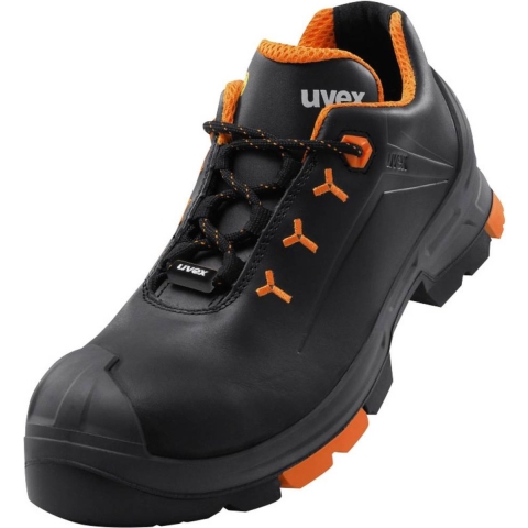 uvex 2 6502244 Veiligheidsschoenen S3 Schoenmaat (EU): 44 Zwart, Oranje 1 paar