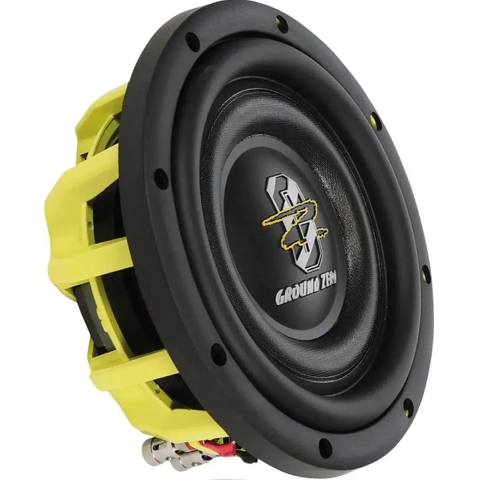 Ground Zero GZHW-8SPL-D2 FLAT subwoofer 8 inch 500 watts RMS DVC 2 ohms