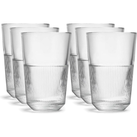 18x Longdrinkglazen transparant 360 ml Rayo -