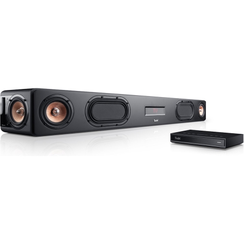 Teufel Cinebar Ultima Streaming Soundbar met hoge prestaties Bluetooth Virtual Surround Geïntegreerde subwoofer Zwart