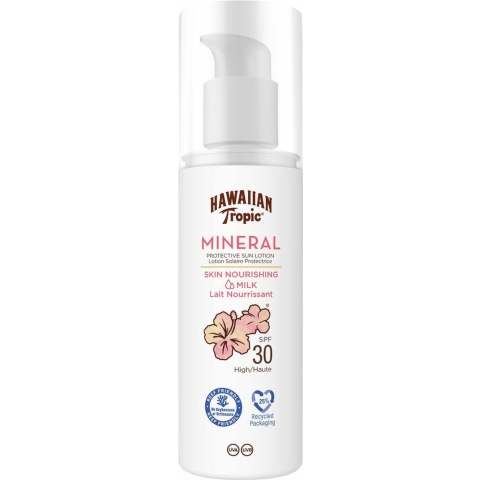 2x Hawaiian Tropic Mineral Sunmilk Lotion SPF 30 100 ml