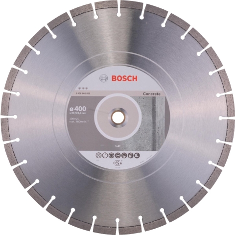 Bosch Accessoires Diamantdoorslijpschijf Best for Concrete 400 x 20,00+25,40 x 3,2 x 12 mm 1st - 2608602659