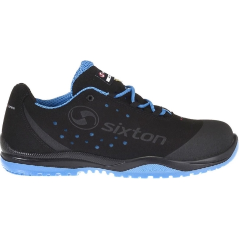 Sixton Peak 91328-03 Cuban LG S1 ESD Zwart/Blauw - Maat 46 - 00.091.011.46