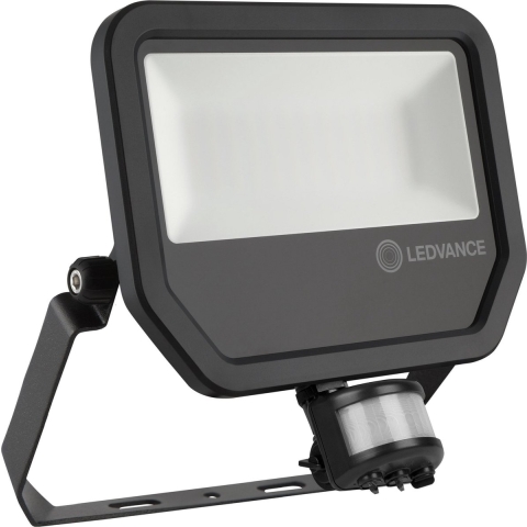 LEDVANCE LED Bouwlamp 50W 4000K zwart + Sensor - 5017581