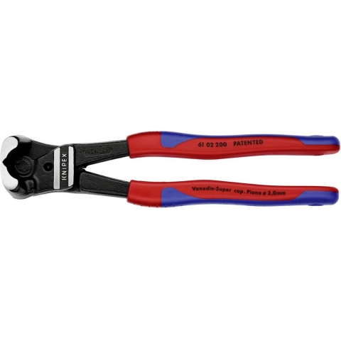 Knipex Boutenvoorsnijtang zwart geatramenteerd 200 mm - 6102200