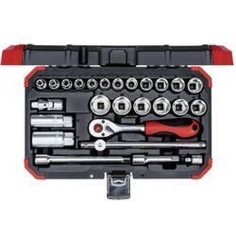 Gedore RED | R59003026 | Dopsleutelset | 3/8” | 6-24 mm | 26-Delig - R59003026