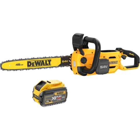 DeWalt DCMCS574X1-QW - 54V XR FLEXVOLT Kettingzaag 45cm | 1x 9.0Ah accu en snellader - DCMCS574X1-QW