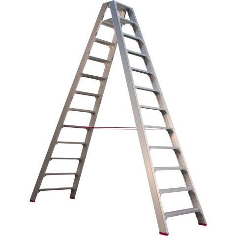 Little jumbo Industrietrap superpro - 2x12 treden met beugel - 4741000212