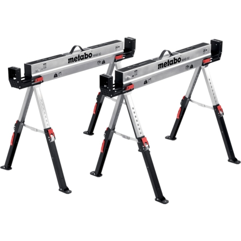 Metabo MAB 82 Stalen Schragen Set - Draagcapaciteit 590 Kg (2 Stuks)
