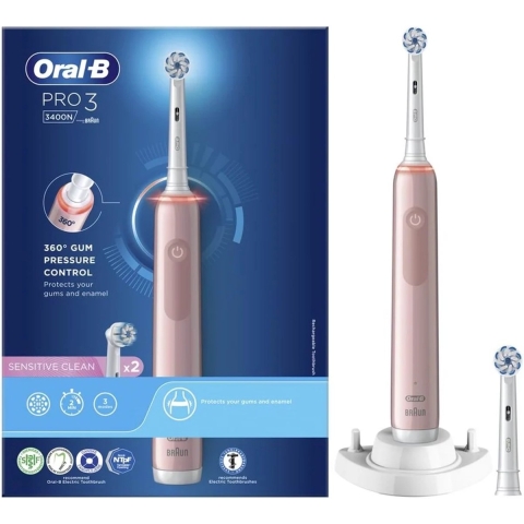 Oral-B Pro 3 3400 Pink Sensitive