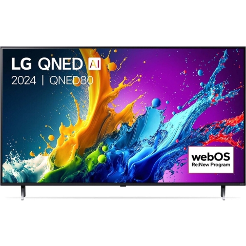 LG Electronics 50QNED80T6A 4K QNED LED-TV 127 cm 50 inch Energielabel F (A - G) CI+*, DVB-C, DVB-S2, DVB-T2, WiFi, UHD, Smart TV, Nano Cell Zwart