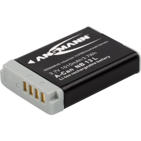 Ansmann A-Can NB 13L Camera-accu Vervangt originele accu NB-13L 3.7 V 1010 mAh