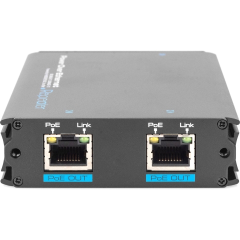 Digitus DN-95122 Extender (verlenging) LAN (10/100/1000 MBit/s) via netwerkkabel RJ45 300 m